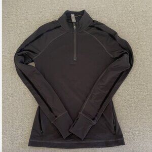 Sweaty Betty Women's Thermodynamic Half-Zip Pullover Long Sleeve Black Size XS